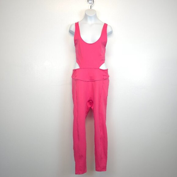 Free People Movement Back It Up Onesie in Dragon Fruit Medium - Picture 2 of 13